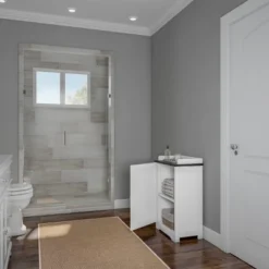 Bathroom Storage Cabinet With Adjustable Shelf White - Hastings Home 7 Bathroom Storage Cabinet With Adjustable Shelf White - Hastings Home -Hastings House GUEST 03640f33 f8ef 46fa b655 b7f420f0d14f