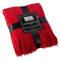 Hastings Home Oversized Chenille Throw Blanket - 60" X 70", Vineyard Red 7 Hastings Home Oversized Chenille Throw Blanket - 60" X 70", Vineyard Red -Hastings House GUEST 0da98ed1 d5d7 4e48 a90c f6fa6b82d8a9