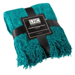 Hastings Home Oversized Chenille Throw Blanket - Lagoon Teal 9 Hastings Home Oversized Chenille Throw Blanket - Lagoon Teal -Hastings House GUEST 1656785b 8ca5 44fe 8894 96577e5c4300