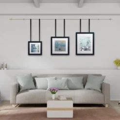 Hastings Home 1" Curtain Rod With Finials - Gray -Hastings House GUEST 1f92f127 8030 409c 96e3 4966aa631c39