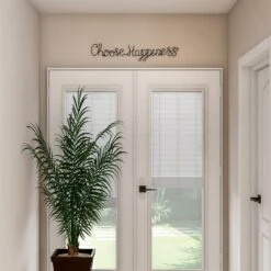 Metal Cutout- Choose Happiness Cursive Cutout Sign-3D Word Art Home Accent Decor-Perfect For Modern Rustic Or Vintage Style By Hastings Home -Hastings House GUEST 21d26d34 2120 4903 8c45 f0605d124b39