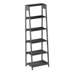Hastings Home Ladder-Style 5-Tiered Bookcase -Hastings House GUEST 28bae928 b7d4 4396 a939 62bd2c6048c8
