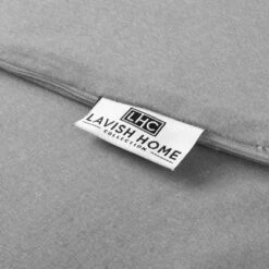 Hastings Home 100% Cotton Jersey U-Shaped Replacement Pillow Cover For Pregnancy And Full Body Pillows - Gray -Hastings House GUEST 2af3f5c1 b3fb 459d bd09 de767bed4551