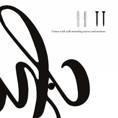 Metal Cutout- Cherish Decorative Wall Sign-3D Word Art Home Accent Decor-Perfect For Modern Rustic Or Vintage Farmhouse Style By Hastings Home 3 Metal Cutout- Cherish Decorative Wall Sign-3D Word Art Home Accent Decor-Perfect For Modern Rustic Or Vintage Farmhouse Style By Hastings Home - Image 3