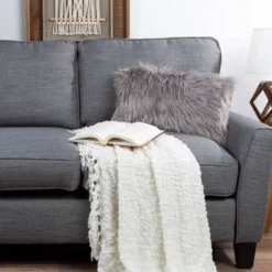 12"x20" Oversize Faux Fur Lumbar Throw Pillow - Hastings Home 9 12"x20" Oversize Faux Fur Lumbar Throw Pillow - Hastings Home -Hastings House GUEST 332d6eba c8c9 479f 9d82 4231508119c7