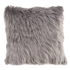 18"x18" Himalayan Faux Fur Square Throw Pillow - Hastings Home -Hastings House GUEST 34d2b8be c856 4d37 bcf0 77cc3e3da285