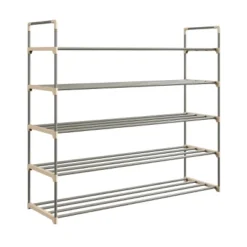 Hastings Home Five-Tier 30-Pair Shoe Storage Rack -Hastings House GUEST 35db5a01 186c 4e2f a31c 3d76eb12f1cd