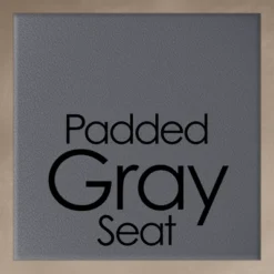 Hastings Home 24" Foldable Padded Indoor Counter-Height Stool – Gray -Hastings House GUEST 383dc1fc ff3c 4231 aa37 9a96468477e0