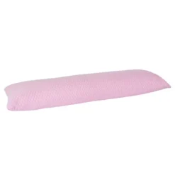 Hastings Home Memory Foam Body Pillow With Hypoallergenic Zippered Protector - Pink -Hastings House GUEST 466c6b35 e672 468f 8004 e177522e5d8e