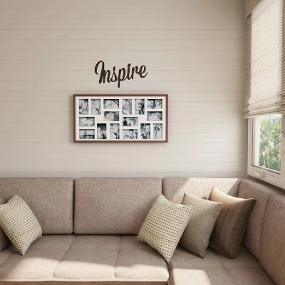 Metal Cutout- Inspire Decorative Wall Sign-3D Word Art Home Accent Decor-Perfect For Modern Rustic Or Vintage Farmhouse Style By Hastings Home 6 Metal Cutout- Inspire Decorative Wall Sign-3D Word Art Home Accent Decor-Perfect For Modern Rustic Or Vintage Farmhouse Style By Hastings Home - Image 6
