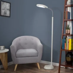 Hastings Home Adjustable Floor Lamp β Full Spectrum Natural Sunlight Lamp With Bendable Neck