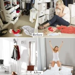 Hastings Home Modern Freestanding Wooden Coat Rack - Hall Tree For Jackets, Hats, And Purses -Hastings House GUEST 585da9e8 a945 403b 805d 0b2245ce2710