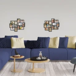 Hastings Home Collage Photo Frame Display For 12 Pictures - Black -Hastings House GUEST 60829ec1 bb18 4c2c bf81 b8b4f0522327