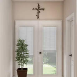 Metal Wall Cross With Decorative Intertwined Vine Design- Rustic Handcrafted Religious Art For Decor In Living Room, Bedroom, More By Hastings Home -Hastings House GUEST 65877675 fa7d 444e b2b1 be72e33cb0aa