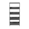 Hastings Home Freestanding Ladder Bookcase, Gray