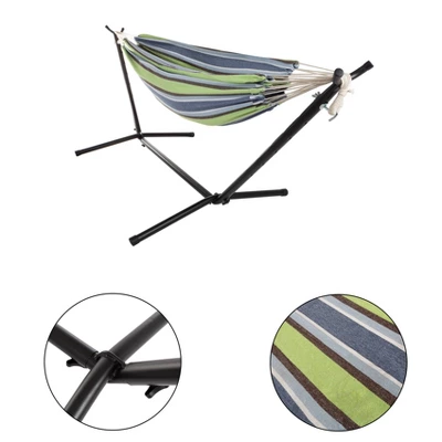Hastings Home Double Hammock And Stand 1 Hastings Home Double Hammock And Stand