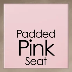 Hastings Home 24-Inch Heavy-Duty Folding Round Stool With 300-lb Weight Capacity, Pink -Hastings House GUEST 7e916095 fa0a 4933 bef2 b5b69fe5c5b5