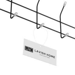 Hastings Home Entryway Bench With Coat Rack, Seat, Hooks, And Shoe Storage, Black -Hastings House GUEST 8102b7cd 067e 4b9b 8a36 e55e4147e79f