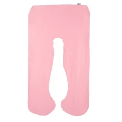 Full Body Pillow Cover- U-Shaped Soft Cotton Replacement Pillowcase, Removeable With Zipper For Pregnancy/Total Body Pillows By Hastings Home (Pink) -Hastings House GUEST 85ede9ac 616c 454e 80da 4731dab87cb4
