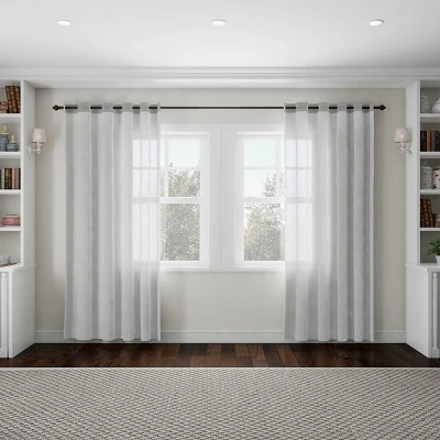 1-Inch Curtain Rod-Decorative Modern Urn Finials And Hardware- For Home Decor In Bedroom And Kitchen, 66-120-Inch By Hastings Home (Bronze) 3 1-Inch Curtain Rod-Decorative Modern Urn Finials And Hardware- For Home Decor In Bedroom And Kitchen, 66-120-Inch By Hastings Home (Bronze) - Image 3