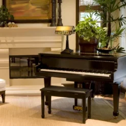 Hastings Home Tiffany Style Bankers LED Desk Lamp – 16" High, Dark Brown -Hastings House GUEST 8e981d48 f045 479c 8cfc 454033900842