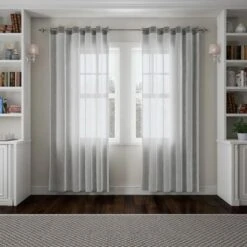 Hastings Home 1 Inch Curtain Rod With Finials (Gray) -Hastings House GUEST 8ff1de18 60c6 4594 ac4e 3fb1370bde70