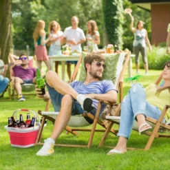 Hastings Home Collapsible Space-Saving Pop Up Handbasket And Storage Bin - Red -Hastings House GUEST 91124632 4a2e 4454 9eed f5a428e8da0c