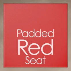 Hastings Home 24-Inch Heavy-Duty Folding Round Stool With 300-lb Weight Capacity, Red -Hastings House GUEST 92af4f30 20d5 43d1 9fac da67db8225a9