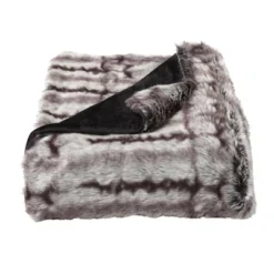 Hastings Home Premium Faux Chinchilla Fur Striped Blanket With Gift Box - Umber/Chocolate 13 Hastings Home Premium Faux Chinchilla Fur Striped Blanket With Gift Box - Umber/Chocolate -Hastings House GUEST 94dca9e4 eb7f 4c51 84a6 0b8ecdecf30b