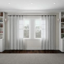 Hastings Home Curtain Rod, Black With Cone Finials -Hastings House GUEST 970eb9f9 66bc 4452 8d21 57297decdd6e