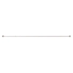Hastings Home Silver Curtain Rod With Cone Finials -Hastings House GUEST a086f8f7 da2a 443a afb6 7d70cf8afaf9