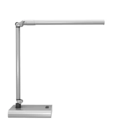 Hastings Home LED Contemporary Reading And Desk Lamp With 2 Adjustable Arms - White -Hastings House GUEST a2513d46 83d6 40cc 8f85 f549d9e202ea