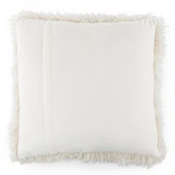 Fuzzy Oversized Throw Pillow - Shag Faux Fur Glam Decor - Plush Square Accent Or Floor Pillow For Bedroom, Living Room, Or Dorm By Lavish Home (Beige) -Hastings House GUEST ae90ce6d 0e9a 405a ad87 ddc006eb36cf