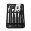 Hastings Home BBQ Grill Tool Set - Stainless Steel, 7 Pieces