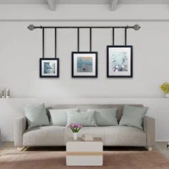 Hastings Home 3/4" X 48-84" Curtain Rod With Decorative Twisted Sphere Finials & Hardware For Home Décor In Bedroom & Kitchen - Brass -Hastings House GUEST b1fe58ea 3640 4d66 9ae4 c6c91545f7eb