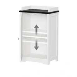 Bathroom Storage Cabinet With Adjustable Shelf White - Hastings Home 9 Bathroom Storage Cabinet With Adjustable Shelf White - Hastings Home -Hastings House GUEST bd4254ce 4838 49e4 bc1f 88b54758b72a