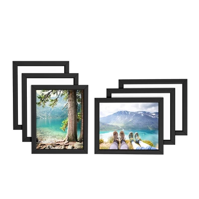 Hastings Home 8x10 Picture Frames - 6 Pack, Black 1 Hastings Home 8x10 Picture Frames - 6 Pack, Black