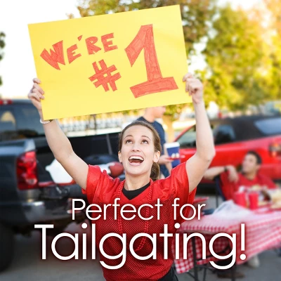 Hastings Home 4-Foot Folding Portable Plastic Utility Tabletop With Adjustable 2-Height Settings 7 Hastings Home 4-Foot Folding Portable Plastic Utility Tabletop With Adjustable 2-Height Settings - Image 7