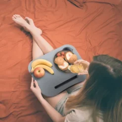 Hastings Home Laptop Buddy Portable Lap Desk With Cushioned Bottom, Pen Tray, And Cup Holder -Hastings House GUEST c8bed2c9 a5ef 47a5 8fde f5d9a4a82820