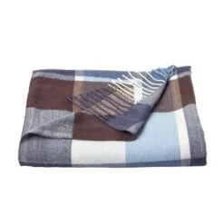 Hastings Home Oversized Vintage-Style Faux Cashmere Throw Blanket - Blue/Brown Plaid 13 Hastings Home Oversized Vintage-Style Faux Cashmere Throw Blanket - Blue/Brown Plaid -Hastings House GUEST d14d8fa0 1efc 41e0 9e48 ab845bd74cea