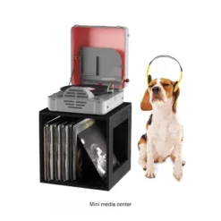 Hastings Home End Table, Stackable Modular Cube With Open Sides, Black -Hastings House GUEST d3f1672b b3d3 46c3 bb0f c44ef211c1a8