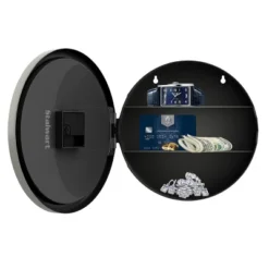 Hastings Home Analog Wall Clock With Hidden Compartments - 10", Silver -Hastings House GUEST da1d7ce6 ead6 4913 82e3 87bb5528c828