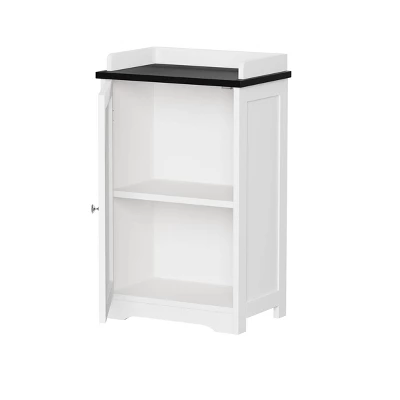Bathroom Storage Cabinet With Adjustable Shelf White - Hastings Home 1 Bathroom Storage Cabinet With Adjustable Shelf White - Hastings Home