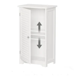 Freestanding Bathroom Linen Cabinet White - Hastings Home -Hastings House GUEST e13a84f8 1045 43ad a38d a86049b66113