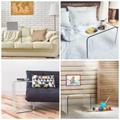 Multipurpose Acrylic Lap Desk Clear - Hastings Home -Hastings House GUEST f339c89a 2eaa 434a 8659 6b91ec7ae058