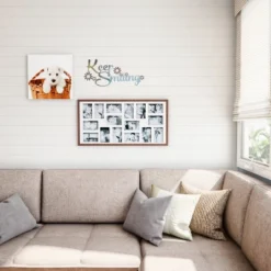 Metal Cutout- Keep Smiling Decorative Wall Sign-3D Word Art Home Accent Décor-Perfect For Modern Rustic Or Vintage Farmhouse Style By Lavish Home -Hastings House GUEST f449dec6 a386 4a15 880c 9a2891658be8