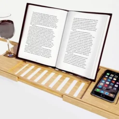 Bamboo Bath Caddy Brown - Hastings Home -Hastings House GUEST fe9598a5 26c3 4495 93f2 f7d01f4aa069